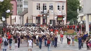 Тысяча ярких помпонов. В Пинске прошёл международный парад чирлидеров