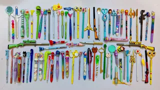 Amazing Collection of Pens & Pencils - Knife pen, Gun Pen, Doraemon Pen, Spoon pen, Light Pen, etc