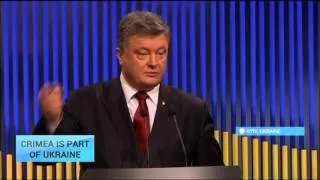 "Crimea must be recognized as part of Ukraine" - Ukraine President Poroshenko