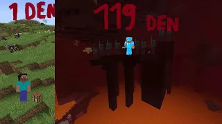 minecraft, ale 200 dní 9. díl příprava whiter skeleton farmu