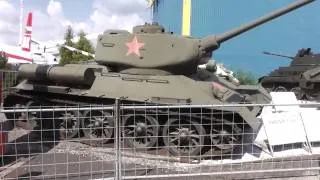 T34 Panzer aus Russland im Technikmuseum Sinsheim