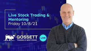 Live Stock Trading & Mentoring - Friday 10/8/21 - During the last hour of the US Stock Market