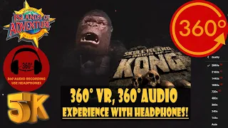Skull Island: Reign of Kong, Immersive NIGHT 360 POV! - Islands of Adventure [5K 360° | 360° Audio]