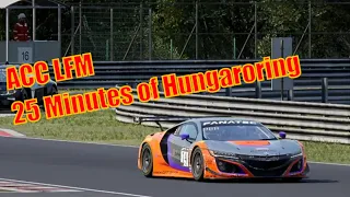 ACC LFM - 25 minutes of Hungaroring Full race Split 4