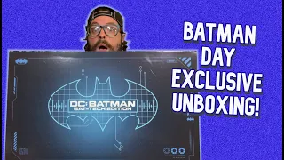 Batman Day EXCLUSIVE Bat-Tech Unboxing! (Action Figures, Limited Edition, Vehicles)