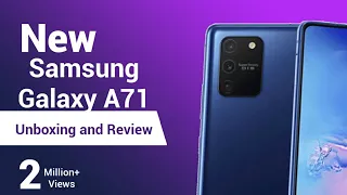 SAMSUNG Galaxy A71 Black Unboxing  || unboxing video