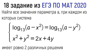 18 задание ЕГЭ математика профиль (Разбор)