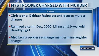 NYS trooper indicted on murder charges after child killed in Thruway crash