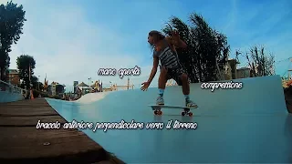 Surf skate tutorial -  bottom turn backside