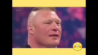 Brock lesnar Attack On Gold Berg 6 March 2017