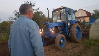 Трактор МТЗ-80 МтЗ-82 . ОСЕННЯЯ ПАХОТА, БЕЗ Ремонта не как. Мтз/СССР. Плуг ПЛН 3-35