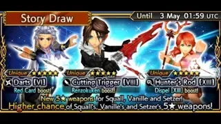 [DFFOO] 15,000 gems and 30 tickets for Squall CP35 Weapon! can I get lucky? F2p Player