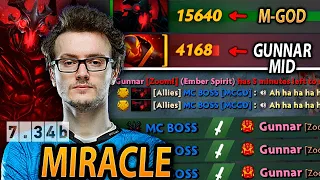 MIRACLE Shadow Fiend God dominates the MIDLANE vs Ember Spirit