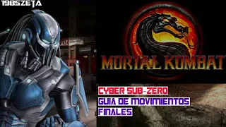 Mortal Kombat 9: Guía de Movimientos Finales Cyber Sub Zero