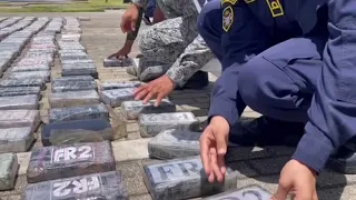 Kolumbianische Marine beschlagnahmt 3,4 Tonnen Kokain