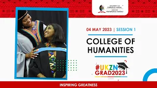 04 May 2023 | SESSION 1 |  COLLEGE OF HUMANITIES