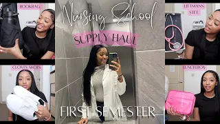 NURSING SCHOOL SUPPLY HAUL ღ | must-haves on a budget!