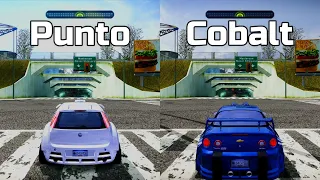 NFS Most Wanted: Fiat Punto vs Chevrolet Cobalt SS - Drag Race