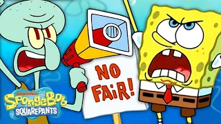 SpongeBob Quits the Krusty Krab?! 🍔 "Squid on Strike" Full Scene | SpongeBob