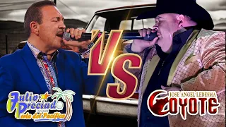 Julio Preciado y El Coyote | Las 50 Mejores Canciones Puros Corridos Con Banda Para Pistear