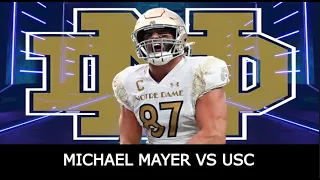 Michael Mayer vs USC | 2023 NFL Draft Film |