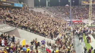 ASU football entrance vs Utah 11-10-16