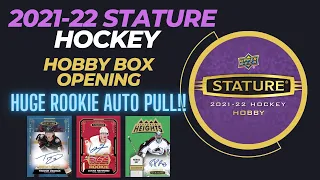 🔥🏒2021-22 STATURE Hockey Hobby Box opening - HUGE ROOKIE AUTO PULL!!! We catch a 🦆!!!🏒🔥