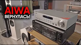 AIWA вернулась! Новый усилитель AIWA AMU-120BT