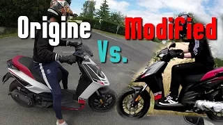 Aprilia SR Motard VS Aprilia SR Motard Modified