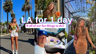 LA for ONE DAY: What me and my boyfriend fit in a day in LA *vlog*