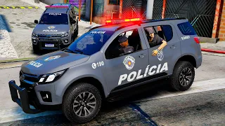 ABORDAGEM + CONFRONTO 4º BAEP PMESP | GTA 5 POLICIAL