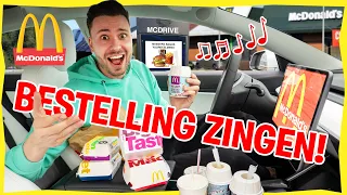 ZINGEND BESTELLEN & VERBODEN WOORD IN DE MCDRIVE! *Experiment*