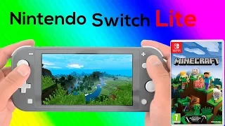 Minecraft Nintendo Switch Lite Gameplay