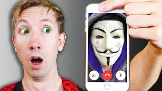 CALLING The HACKERS iPHONE and Exploring Abandoned Mystery Evidence (YouTube Hacker FaceTime)