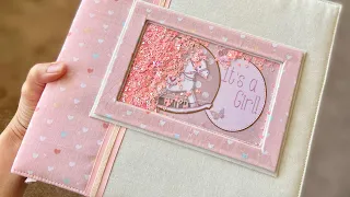 ✩ BABY GIRL ✩ Scrapbook Album Flip Through (It’s a girl - first edition)