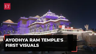 Ayodhya Ram Mandir: Temple's stunning visuals released ahead of pran-pratishtha