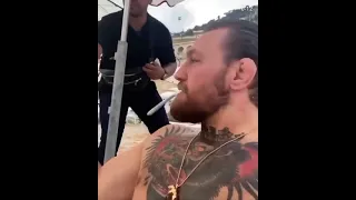 Conor McGregor Smokes a Joint on the Beach