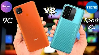 Tecno Spark 8C Vs Redmi 9C Full Comparison | Which Phone Is Best ?