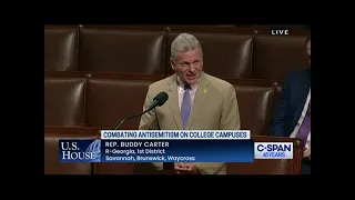 Rep. Carter Speaks in Support of H.R. 6090, the Antisemitism Awareness Act