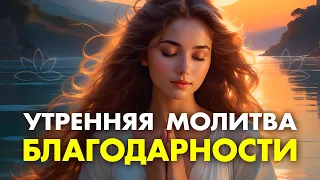 ОЧЕНЬ СИЛЬНАЯ МОЛИТВА БЛАГОДАРНОСТИ, МЕНЯЮЩАЯ ЖИЗНЬ 🙏🏻 просто слушай каждое утро для ЧУДЕС