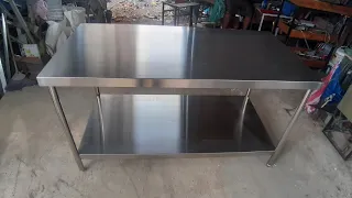 How to make stainless Preparation table