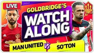 MANCHESTER UNITED vs SOUTHAMPTON With Mark GOLDBRIDGE LIVE