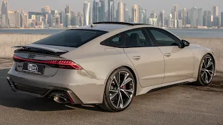 FINALLY! 2021 AUDI RS7 WITHOUT THE OPF FILTER - NARDO GREY BEAST IN NON-EUROPEAN VERSION 600HP V8TT