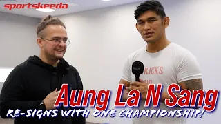 Aung La N Sang RE-SIGNS with ONE Championship!