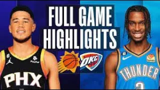 Phoenix Suns vs  Oklahoma City Thunder Full Game Highlights | Mar 19  |  2022 2023 NBA Season