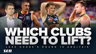 Which clubs are in mid-season STRIFE? Luke Hodge breaks down Round 10 - SEN