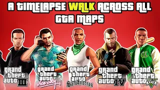 I Walked Across ALL GTA Maps! (Epic Timelapse)