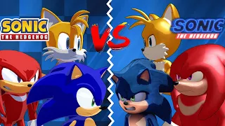 Game Sonic Heroes V.S. Movie Sonic Heroes (Modern Sonic V.S. Movie Sonic) [Animation] ソニック v. ソニック