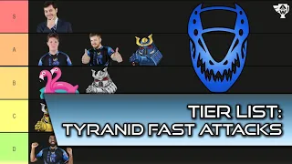 Top players rank Tyranid Fast Attack choices! (Tier List)