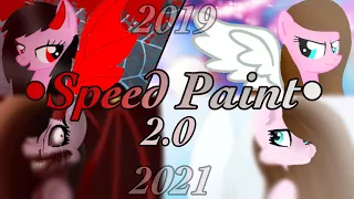 Devil V.S. Angel •2.0• (Mlp Oc Speed Paint) [BLOOD WARNING]